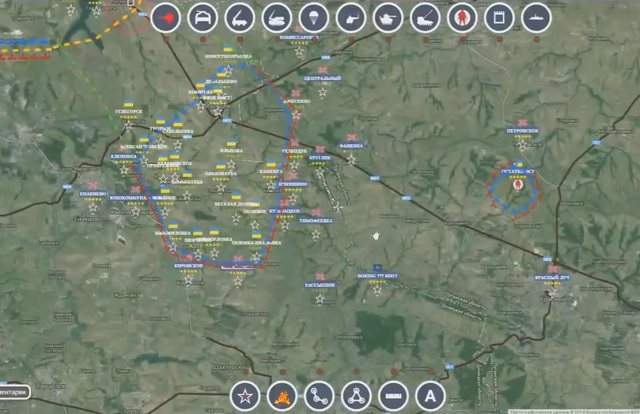 Обзор карты боевых действий в Новороссии за 30.09.2014