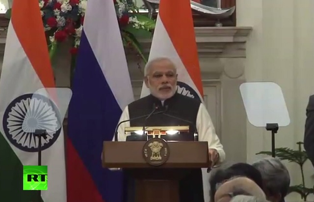 Заявление ​Владимира Путина и премьер-министра Индии Нарендры Моди